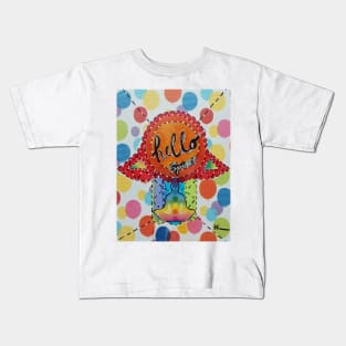 AWAKENING Hamsa by Harriette Knight Kids T-Shirt